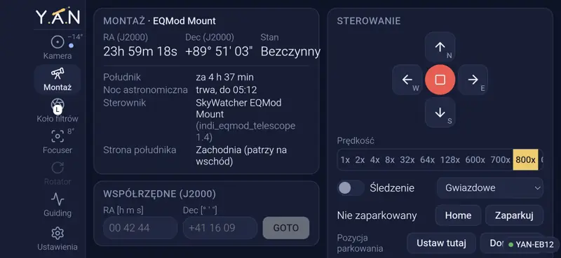 Montaż: pozycja, sterowanie i parkowanie